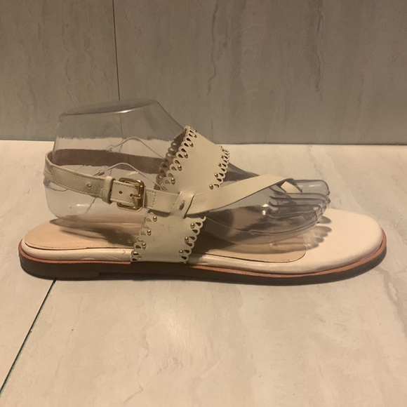 Cole Haan Women's Anica Scallop White Thong Sandals Size 10B - Picture 8 of 15